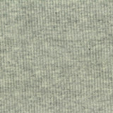 Dark Grey Marl Rib Knit, Cotton-Poly