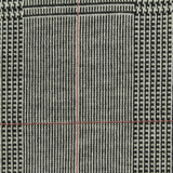 Black Plaid Jacquard, Poly-Viscose