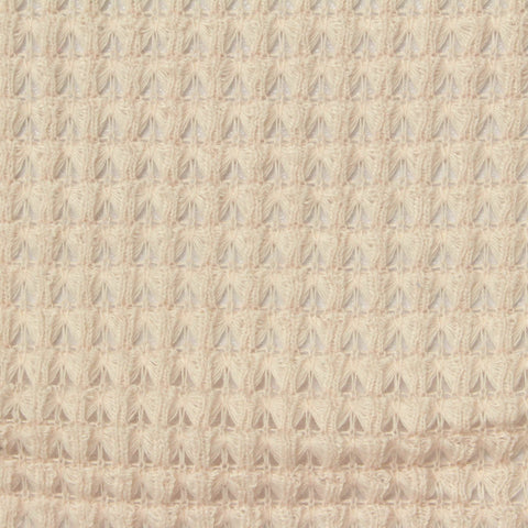 Polyester Stretch Chunky Knit Fabric, 238 gsm, 120 cm — Beige