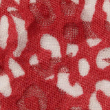 Red Leopard Knit, Poly-Cotton — texture