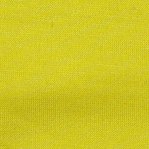 Nylon Viscose Stretch Ponte Knit Fabric, 250 gsm, 150 cm — Yellow