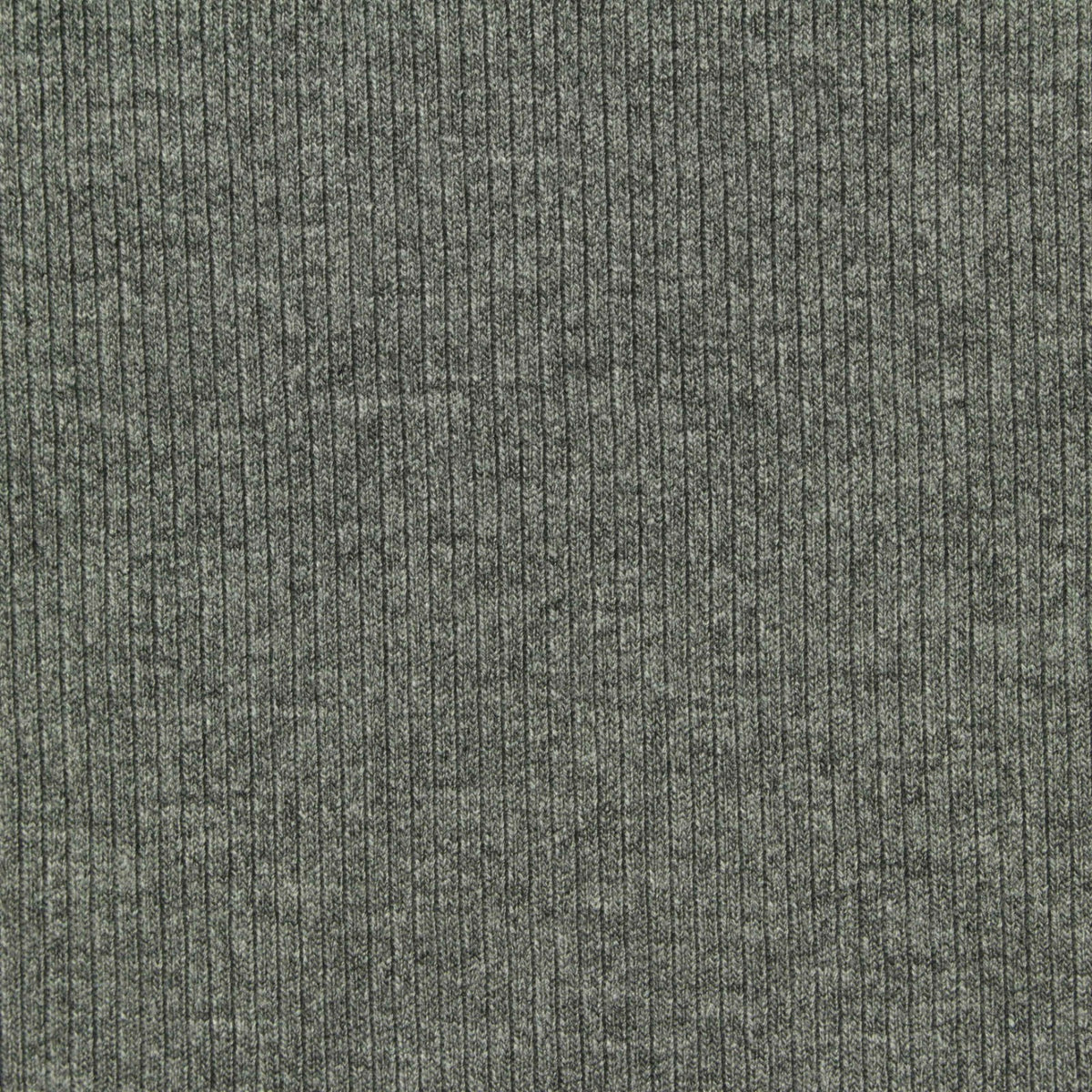 Heathered Grey Marl Rib Knit, Viscose-Poly, 360 gsm