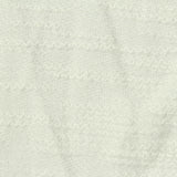 White Horizontal-Line French Terry, Cotton-Poly