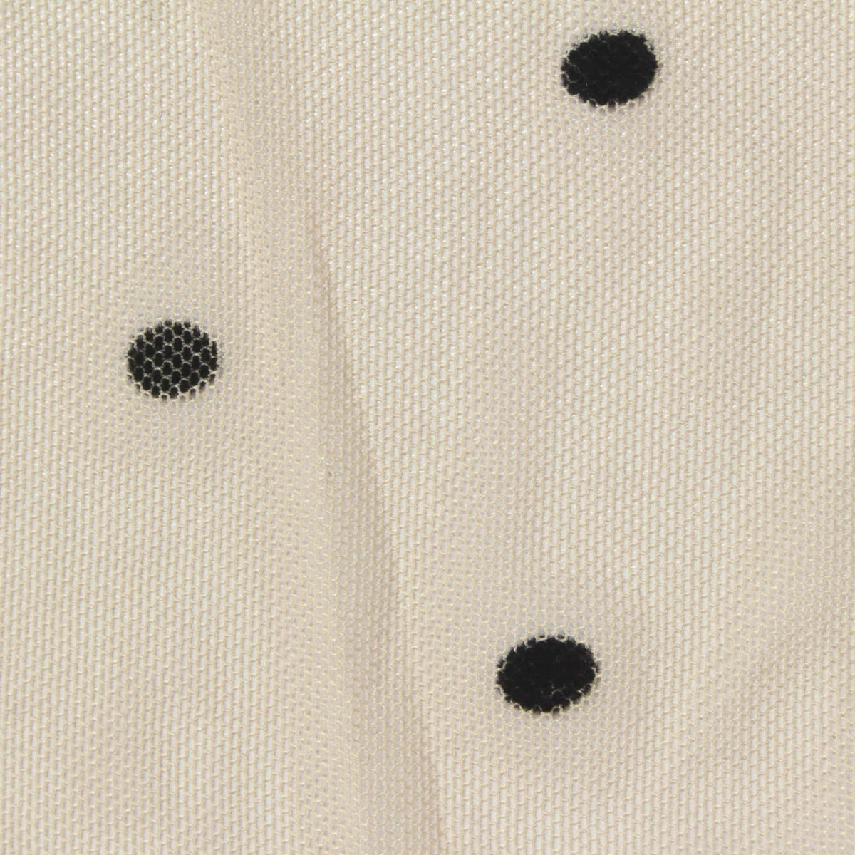 Black Dots Knit, Polyester, 75 gsm