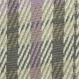 Purple Plaid Jacquard, Poly-Viscose — texture