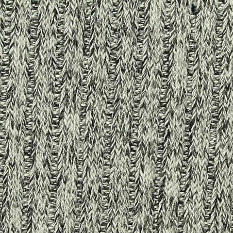 Grey Marl Rib Knit, Viscose-Poly, 179 gsm