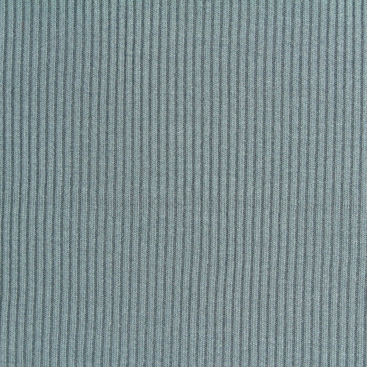 Polyester Viscose Stretch Rib Knit Fabric, 356 gsm, 120 cm — Blue