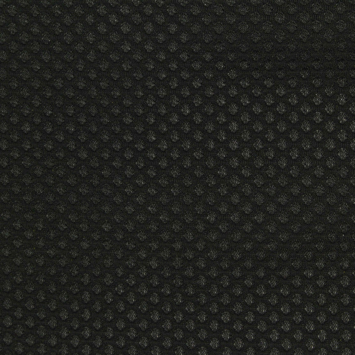 Black Geometric Warp Knit, Polyester