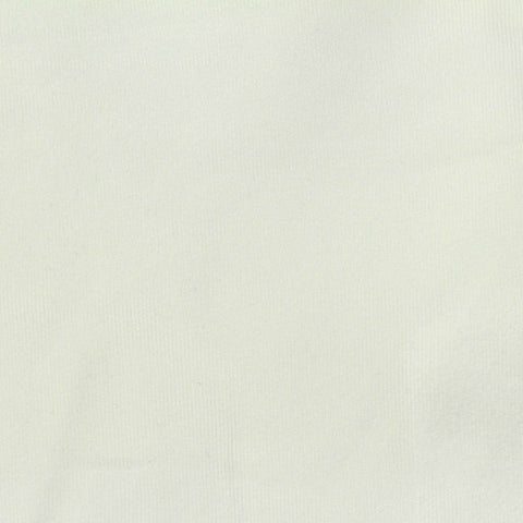 Polyester Stretch Milk Silk Knit Fabric, 230 gsm, 155 cm — White