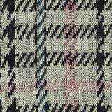 Black Houndstooth Jacquard, Polyester — texture