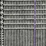 Black Plaid Jacquard, Poly-Viscose — texture