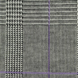 Black Plaid Jacquard, Poly-Viscose