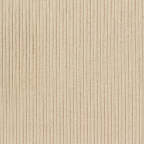 Polyester Viscose Stretch Rib Knit Fabric, 356 gsm, 120 cm — Beige