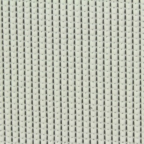 Plaid Polyester Stretch Knit Fabric, 340 gsm, 163 cm — White