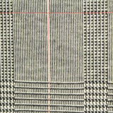 Black Plaid Jacquard, Polyester