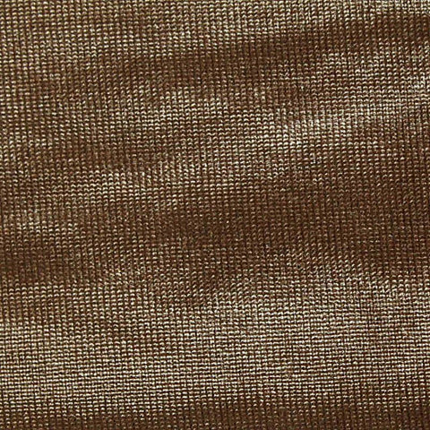 Polyester Stretch Milk Silk Knit Fabric, 150 gsm, 150 cm — Brown