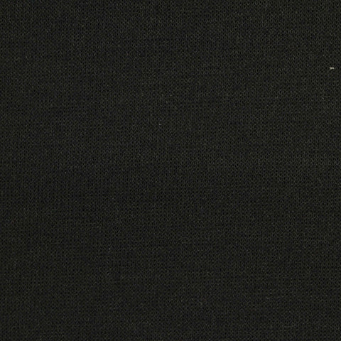 Polyester Cotton Scuba Knit Fabric, 250 gsm, 170 cm — Black