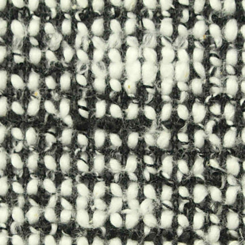 Black Marl Bouclé, Cotton-Poly