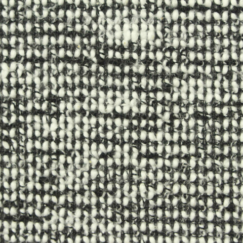 Black Marl Bouclé, Cotton-Poly