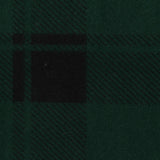 Dark Green Plaid Warp Knit, Polyester