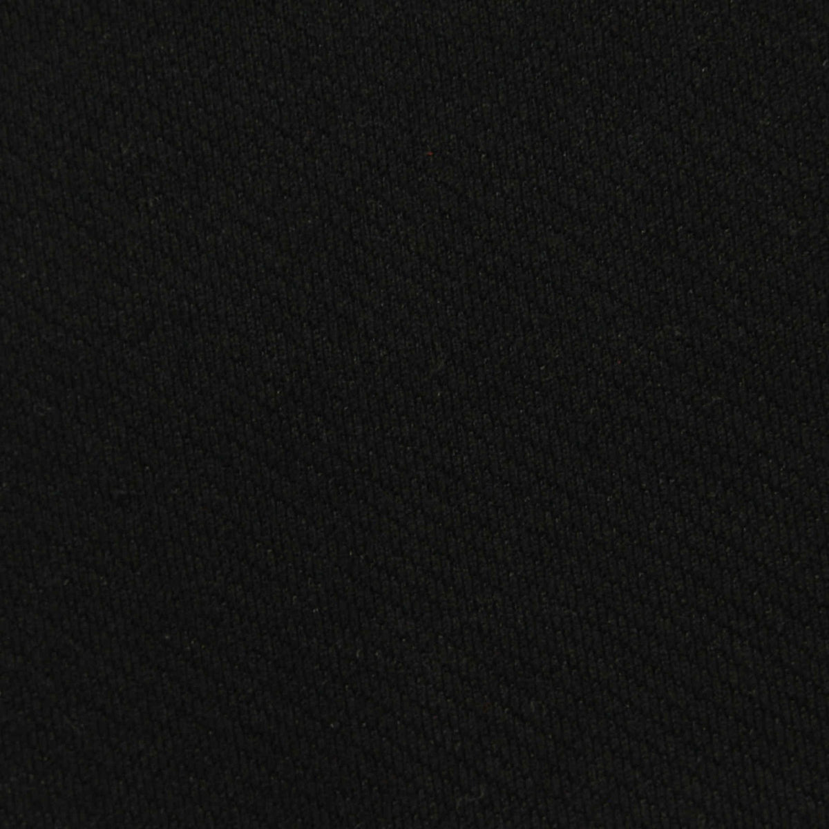 Polyester Cotton Stretch Interlock Knit Fabric, 324 gsm, 167 cm — Black