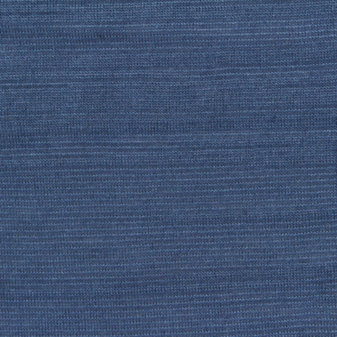 Blue Heather Jersey Knit, Polyester, 180 gsm