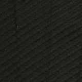 Jacquard Polyester Viscose Stretch Knit Fabric, 390 gsm, 166 cm — Black