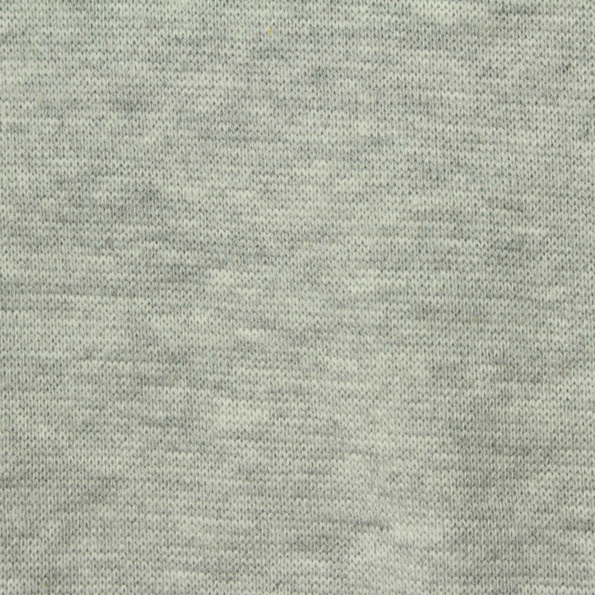 Light Grey Marl Rib Knit, Cotton-Poly, 340 gsm, 180 cm