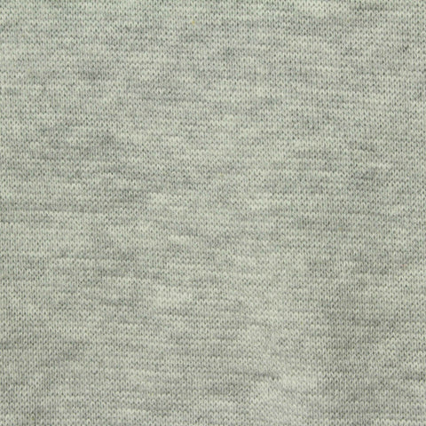 Light Grey Marl Rib Knit, Cotton-Poly, 340 gsm, 180 cm