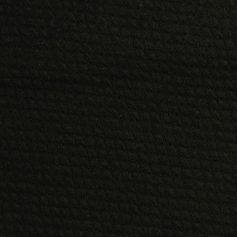 Jacquard Polyester Stretch Knit Fabric, 330 gsm, 170 cm — Black