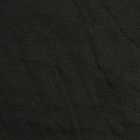 Jacquard Polyester Stretch Knit Fabric, 460 gsm, 170 cm — Black