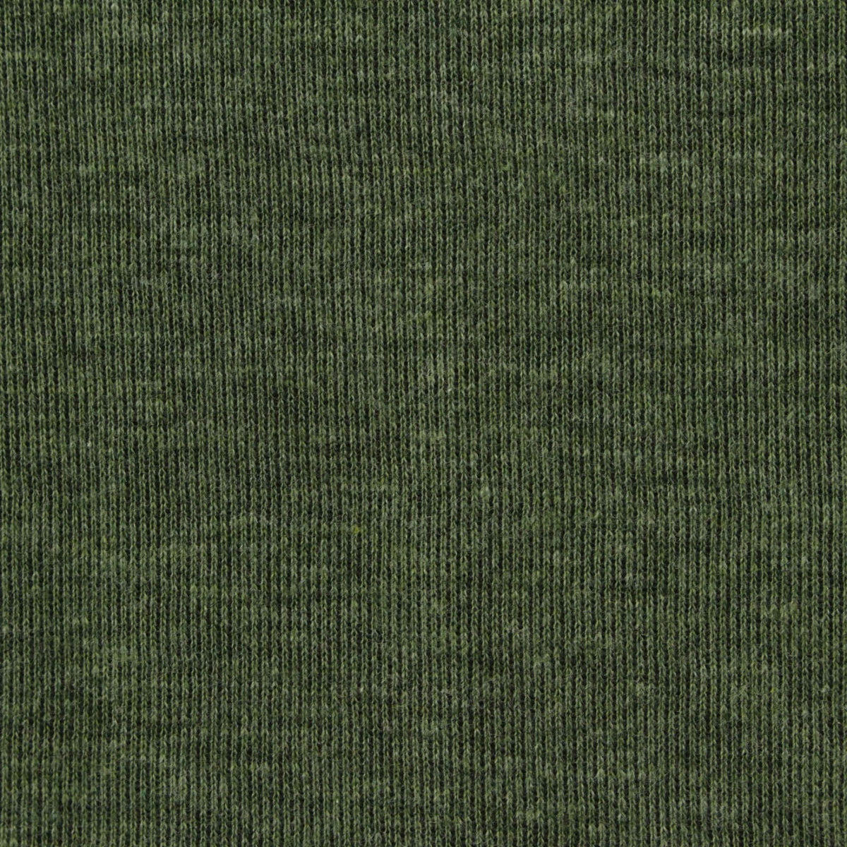 Green Heather Scuba Knit, Cotton-Poly, 268 gsm