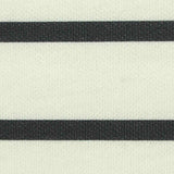 Black Horizontal-Stripe Scuba Knit, Polyester — texture