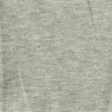 Light Grey Heathered-Marl Rib Knit, Cotton-Poly