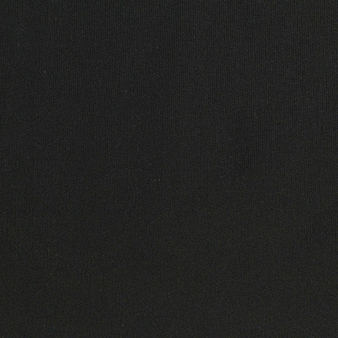 Nylon Stretch Interlock Knit Fabric, 185 gsm, 160 cm — Black