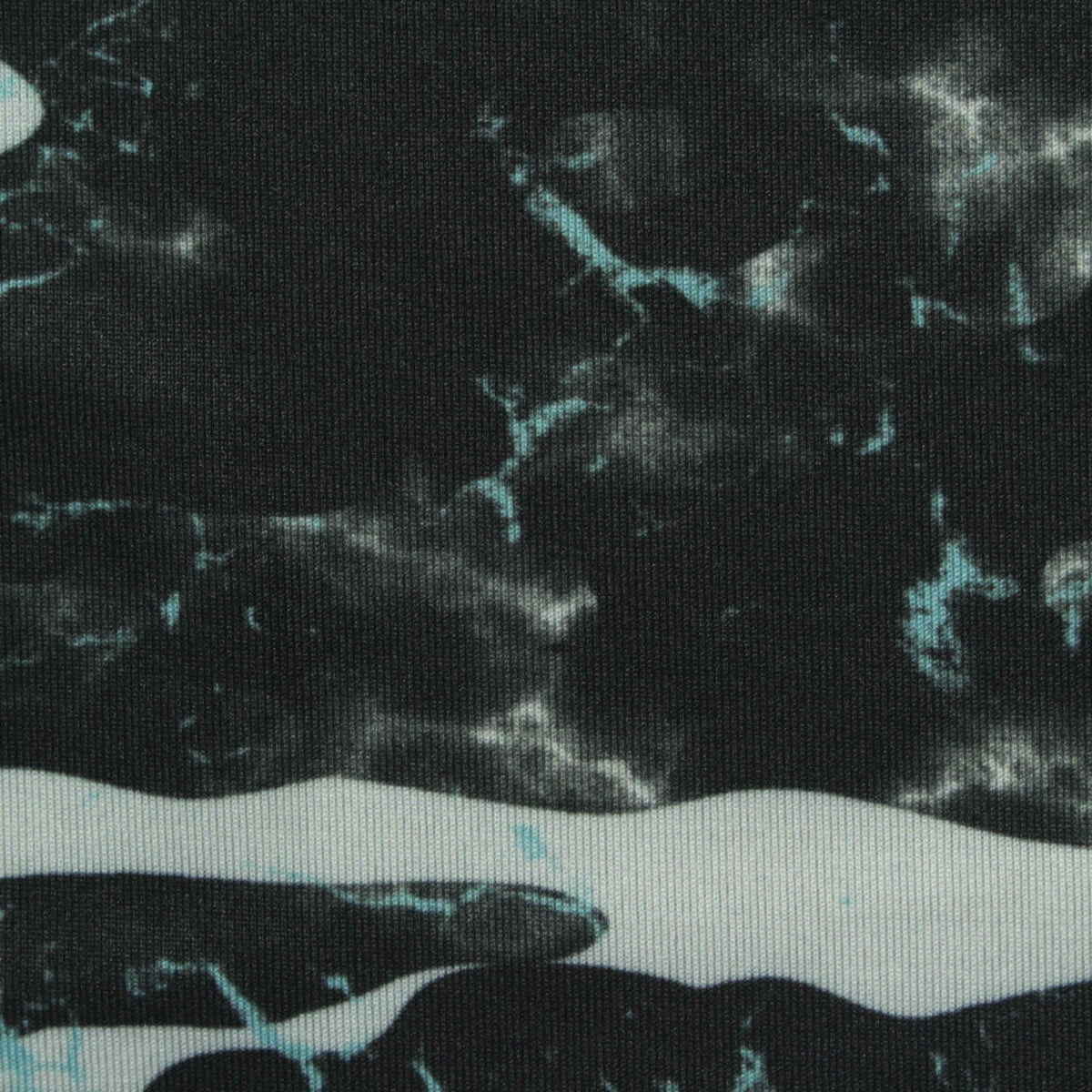 Dark Grey Abstract Knit, Poly-Spandex