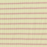 Pink Horizontal-Stripe Rib Knit, Viscose