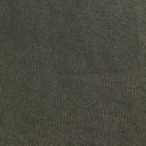 Dark Grey Marl Rib Knit, Polyester, 153 gsm