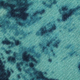 Dark Blue Abstract-Animal Print Scuba Knit, Polyester — texture