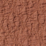 Jacquard Cotton Nylon Stretch Crepe Fabric, 210 gsm — Brown