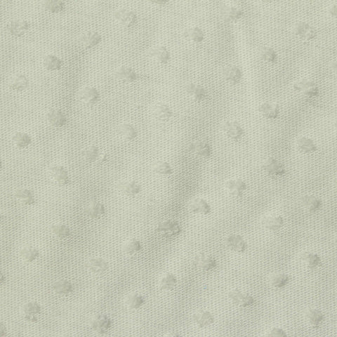 White Tone-on-Tone Dot Jacquard, Viscose-Poly