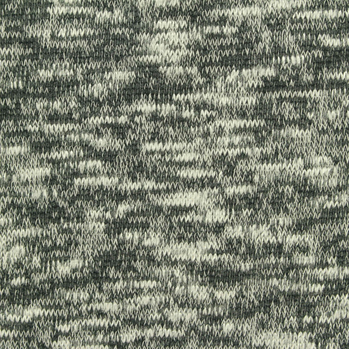 Dark Grey Heathered-Marl Jersey Knit, 190 gsm