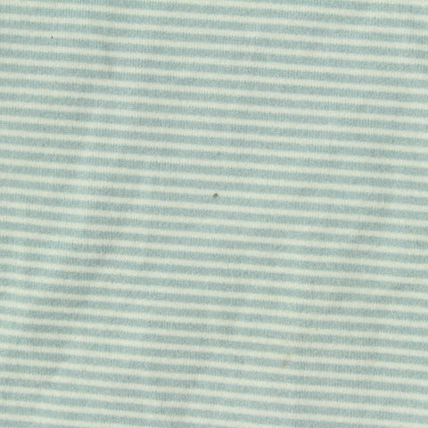 Light Blue Horizontal-Stripe Knit, Polyester, 170 gsm