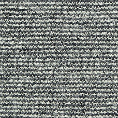 Dark Grey Stripe Crepe, Poly-Viscose