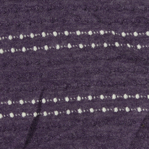White Dots Jersey Knit, Poly-Viscose, 150 gsm, 170 cm
