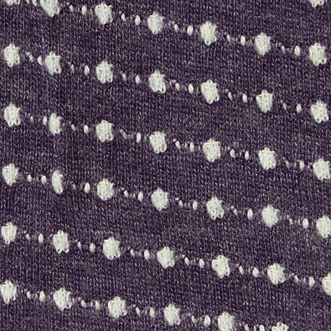 White Dots Jersey Knit, Poly-Viscose, 150 gsm, 165 cm