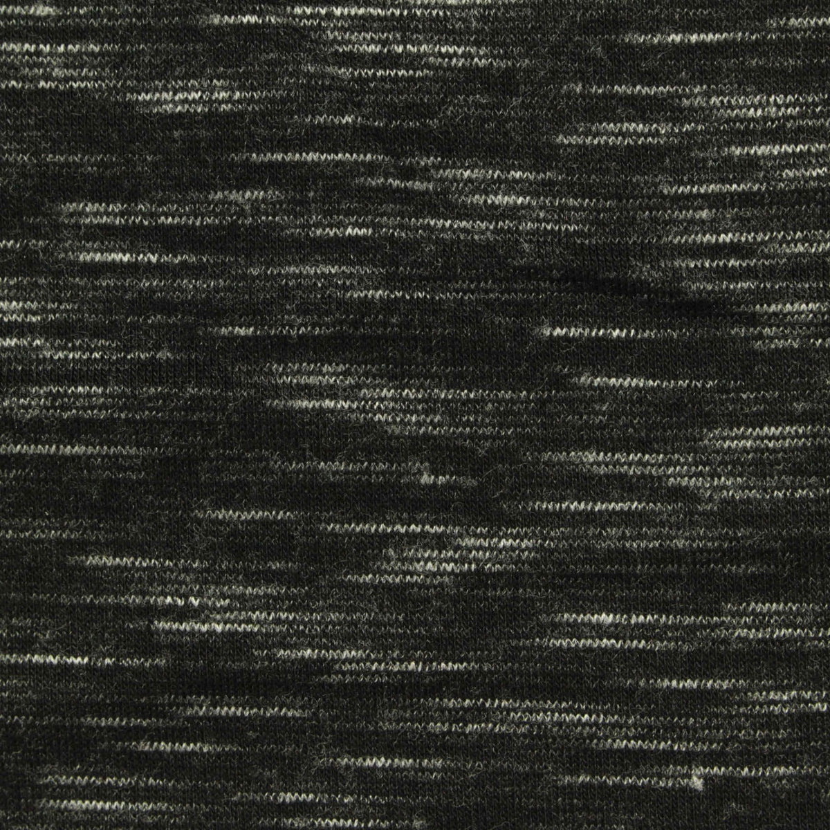 Black Marl French Terry, Polyester, 220 gsm