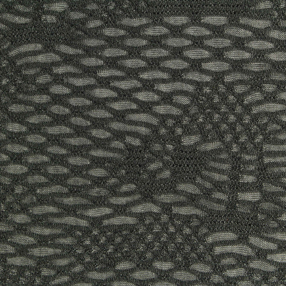 Light Grey Abstract Mesh, Polyester