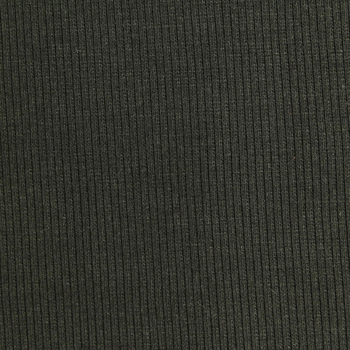 Polyester Viscose Stretch Rib Knit Fabric, 310 gsm — Green