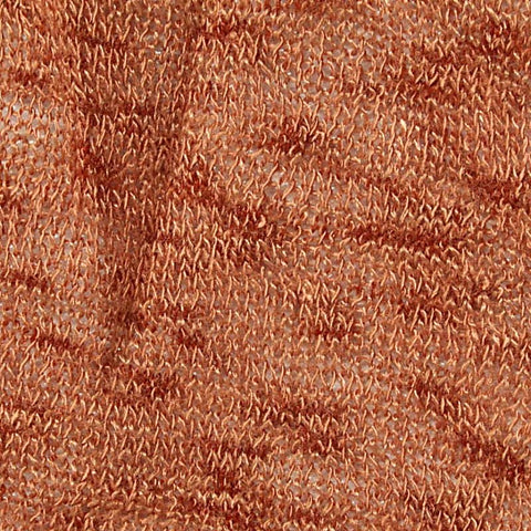 Terracotta Fine-Marl Jersey Knit, Poly-Viscose